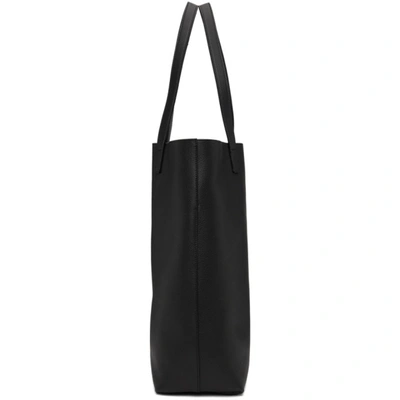 Shop Saint Laurent Black Shopping Tote In 1000 Black