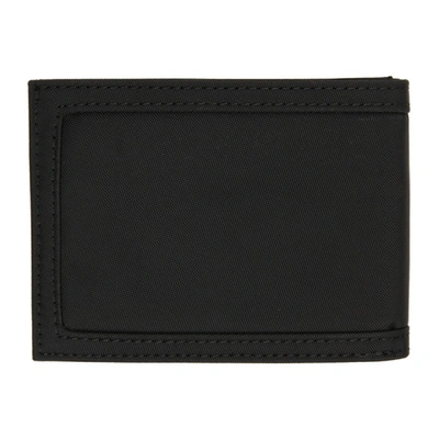 Shop Apc Black Nylon Recuperation Wallet In Lzz Black
