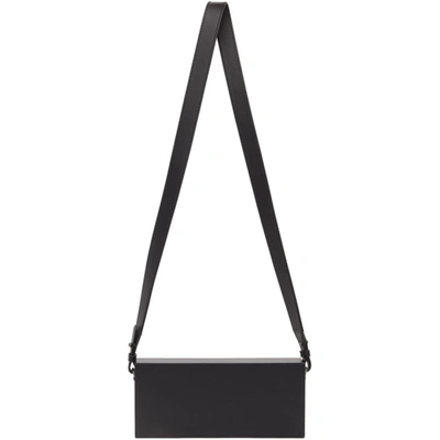 Shop Fendi Black Long Box Bag In F1z35 - Ner