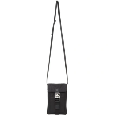 Shop Givenchy Black 4g Light Strapped Pouch In 001-black