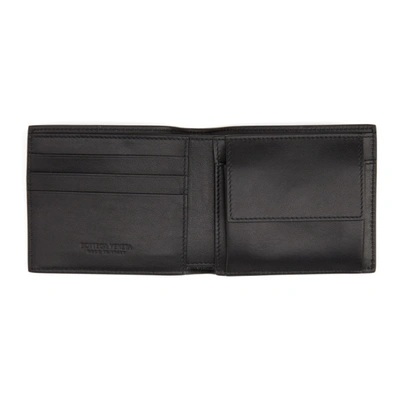 Shop Bottega Veneta Black Intrecciato Bifold Wallet In 8803 Black