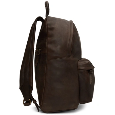 Shop Officine Creative Brown Oc Backpack In T.moro 25