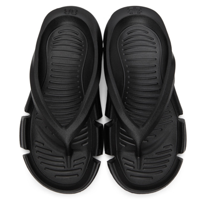 Shop Balenciaga Black Mold Thong Sandals In 1000 Black