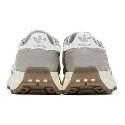 Shop Adidas Originals Grey Retropy E5 Sneakers In Mgh Solid Grey/ftwr