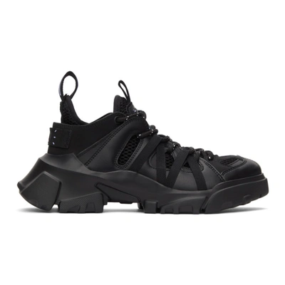 Shop Mcq By Alexander Mcqueen Black Orbyt Descender No. 2 Sneakers In 1000 Black