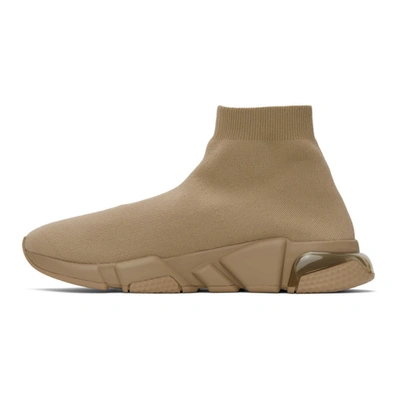 Speed trainers Balenciaga Beige size 37 EU in Polyester - 25759911