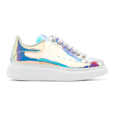 Shop Alexander Mcqueen Ssense Exclusive Multicolor Holographic Oversized Sneakers In 8446 Multi