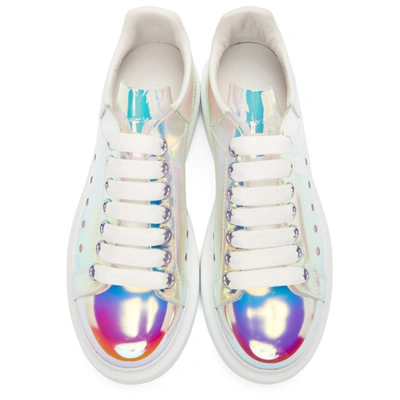 Shop Alexander Mcqueen Ssense Exclusive Multicolor Holographic Oversized Sneakers In 8446 Multi