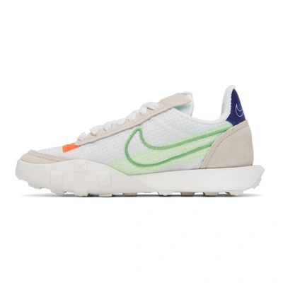 Shop Nike Off-white Waffle Racer 2x Sneakers In Desert Sand/mean Gre