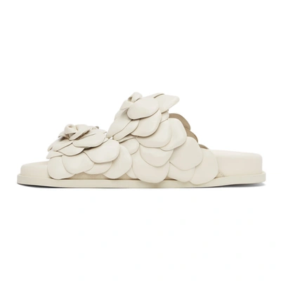 Shop Valentino Off-white 03 Rose Edition Atelier Petal Sandals In A03 Ivory