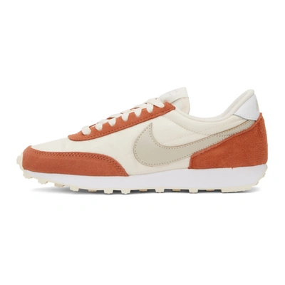 Shop Nike Orange & Beige Daybreak Sneakers In Pale Ivory/desert Sa