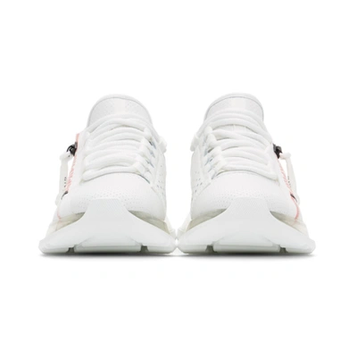 Shop Givenchy White & Red Spectre Low Runner Sneakers In 112-white/red