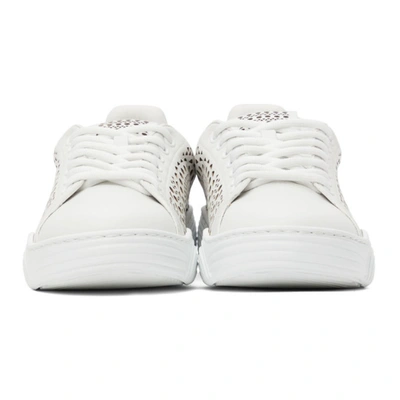 Shop Alaïa White Vienne Sneakers In 020 Off White