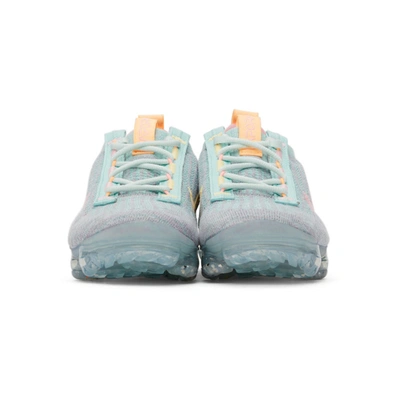 Shop Nike Tricolor Air Vapormax 2021 Flyknit Sneakers In 300 Light