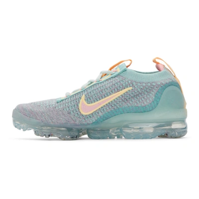 Shop Nike Tricolor Air Vapormax 2021 Flyknit Sneakers In 300 Light