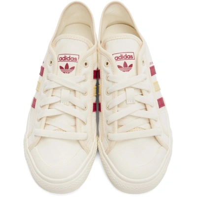 Shop Wales Bonner Off-white Adidas Edition Nizza Sneakers In Corewht/sca