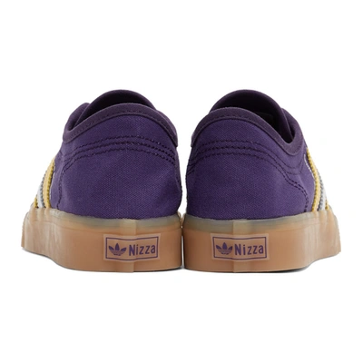Shop Wales Bonner Purple Adidas Edition Nizza Sneakers In Unity Purpl