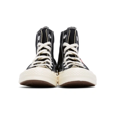 Comme Des Garçons Play X Converse Chuck Taylor Canvas High-top Sneakers In Black