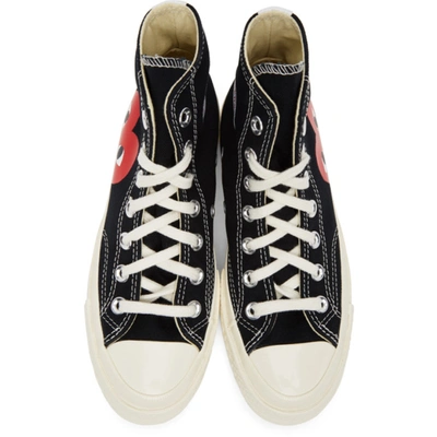 Comme Des Garçons Play X Converse Chuck Taylor Canvas High-top Sneakers In Black
