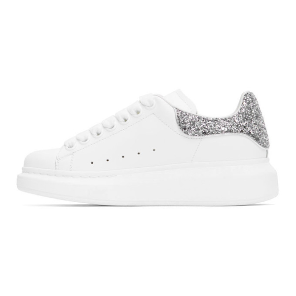silver glitter alexander mcqueen