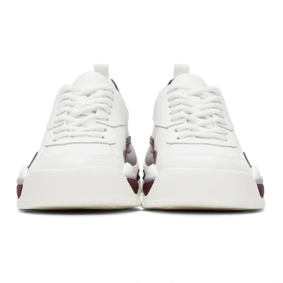 Shop Valentino White & Purple Gumboy Sneakers In Ga0 White/iris Lilac