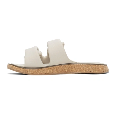 Shop Rag & Bone Grey Recycled Parque Slides In 85 Paloma