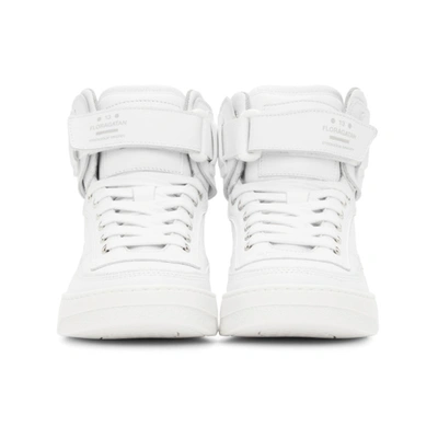 Shop Acne Studios White High-top Sneakers In 100 White