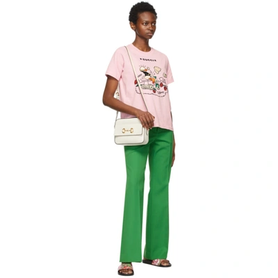 Shop Gucci Multicolor Gg Flora Slides In 8919 Pink