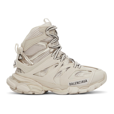 Shop Balenciaga Beige Track Hike Sneakers In 9710 Full B