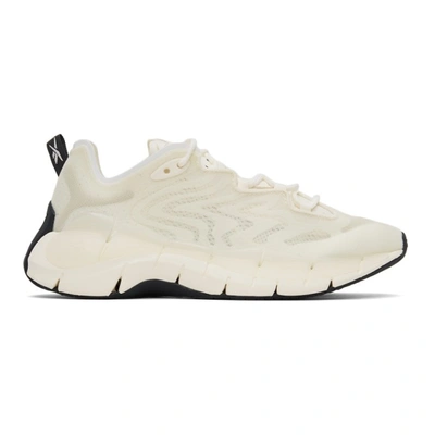 Reebok Off-white Zig Kinetica Ii Grow Sneakers In Non-dyed/chalk/nigh |  ModeSens