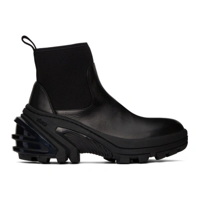 Shop Alyx Black Mid Boot Skx Ankle Boots In Blk0001 Black