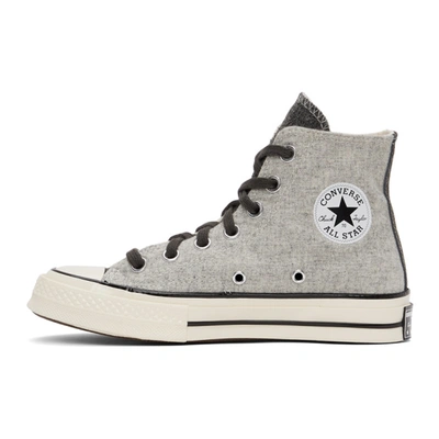 Converse Ssense Exclusive Off-white & Grey Chuck 70 Hi Sneakers In  Turbulence | ModeSens