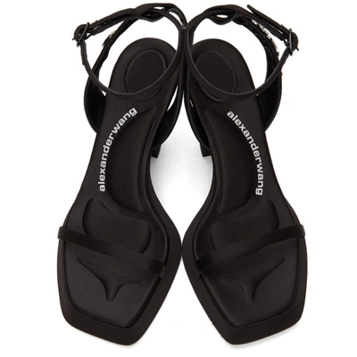 Shop Alexander Wang Black Shannan Heeled Sandals In 001 Black