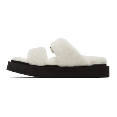 Shop Giuseppe Zanotti White Jolanda Winter Sandals