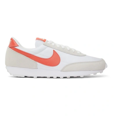 Shop Nike White Daybreak Sneakers In White/magic Ember-li