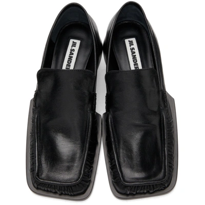 Shop Jil Sander Black Corsaro Loafers In 001 Black