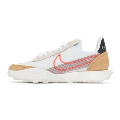 Shop Nike White Waffle Racer 2x Sneakers In 101 White