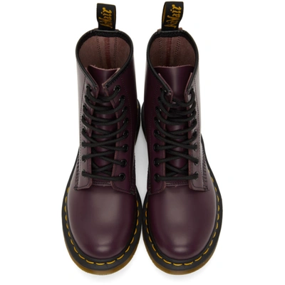 Shop Dr. Martens' Purple 1460 Boots