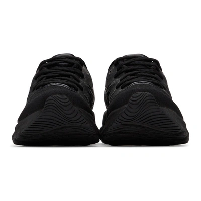 Shop Asics Black Gel-nimbus 23 Sneakers In 002 Black