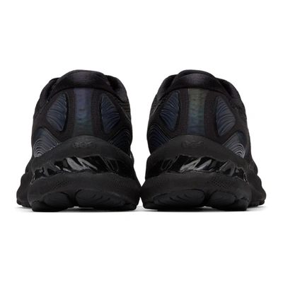 Shop Asics Black Gel-nimbus 23 Sneakers In 002 Black