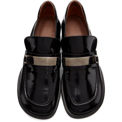 Shop Abra Black Plate Loafers