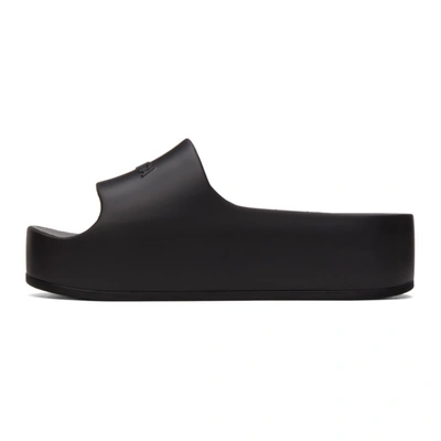 Shop Balenciaga Black Chunky Platform Sandals In 1000 Black