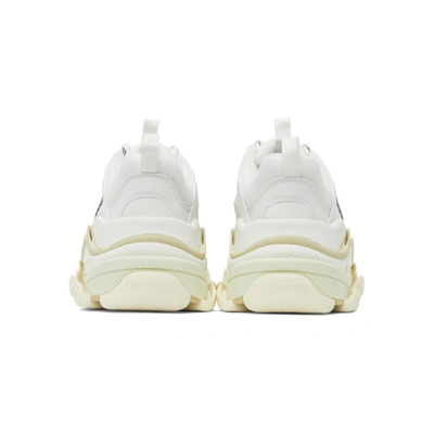 BALENCIAGA 白色 TRIPLE S 运动鞋