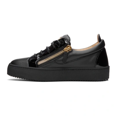 Shop Giuseppe Zanotti Black May London Birel Sneakers