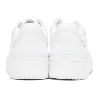 Shop Adidas Originals White Forum Bold Sneakers In Ftwr White/ftwr Whi
