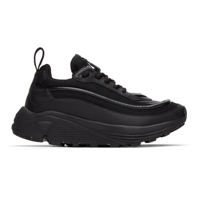 Shop Mcq By Alexander Mcqueen Black Fa-5 Runner Sneakers In 1000 Black