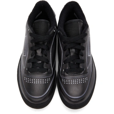 MAISON MARGIELA 黑色 REEBOK 联名 CLUB C TROMPE LOEIL 运动鞋