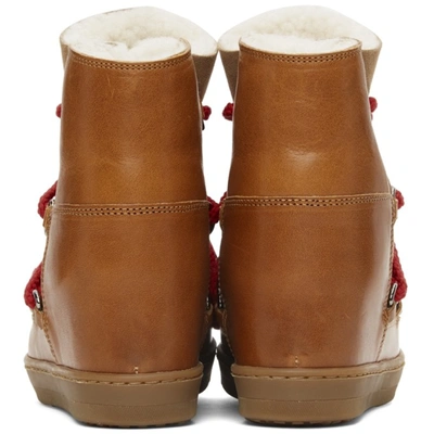 Shop Isabel Marant Tan Nowles Boots In 50cm Camel