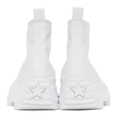 Shop Converse White Run Star Hike High Sneakers In White/white