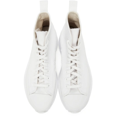 Shop Converse White Run Star Hike High Sneakers In White/white